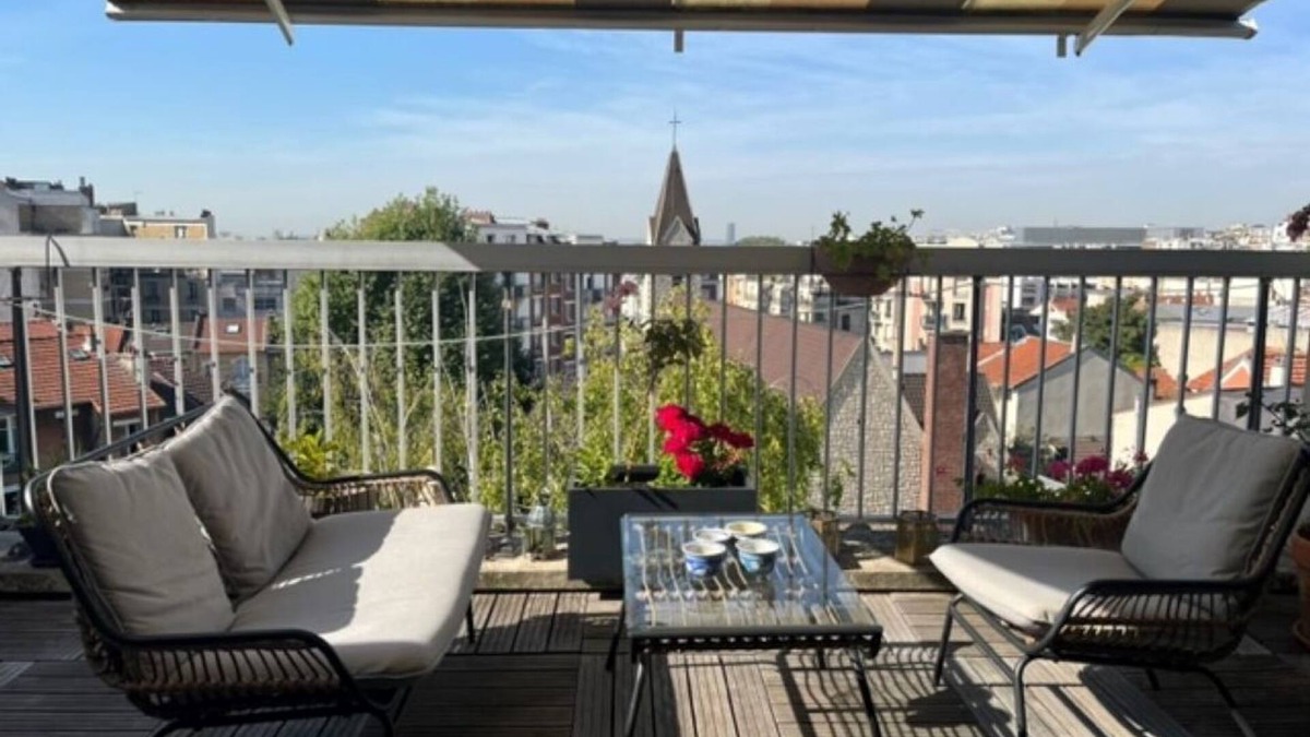 20th Arrondissement Apartment | Appartement lumineux et zen avec grande terrasse. Quartier Père Lachaise