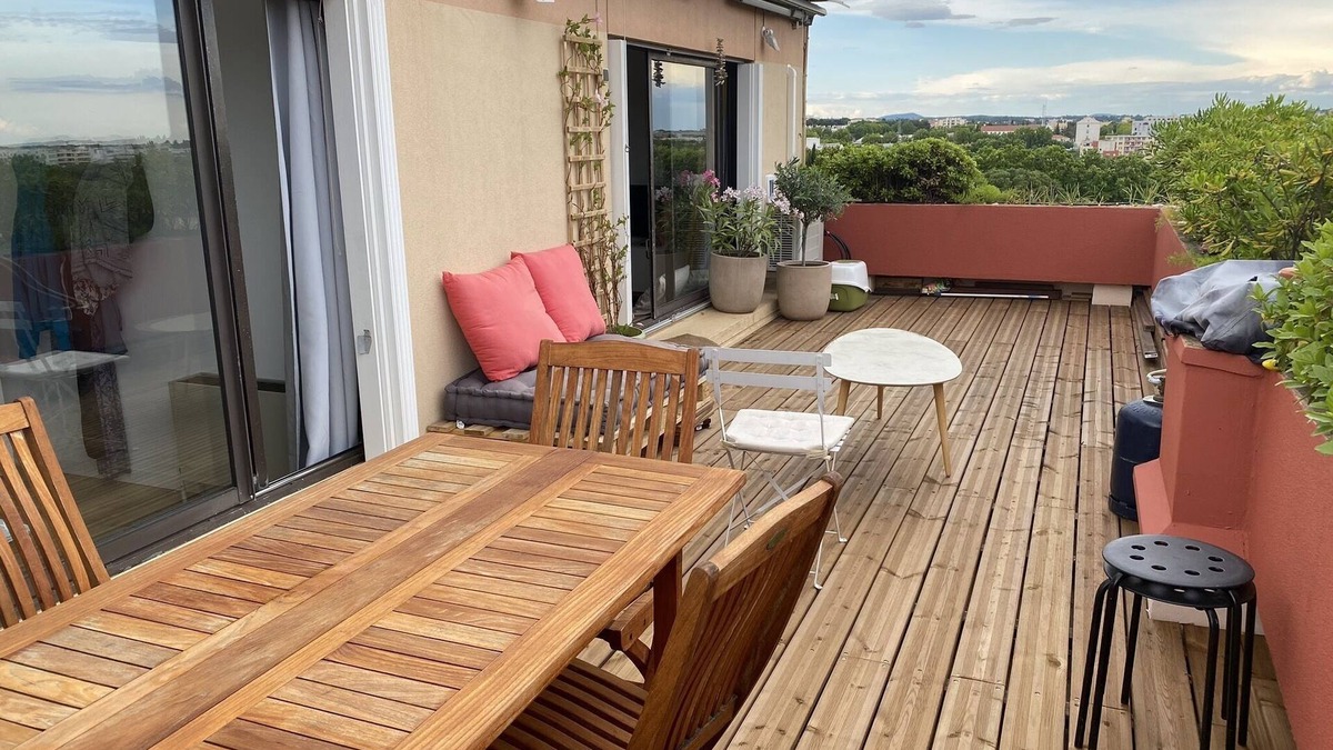 Estanove Apartment | Appartement sur le Toit, 3 Chambres vue sur Montpellier