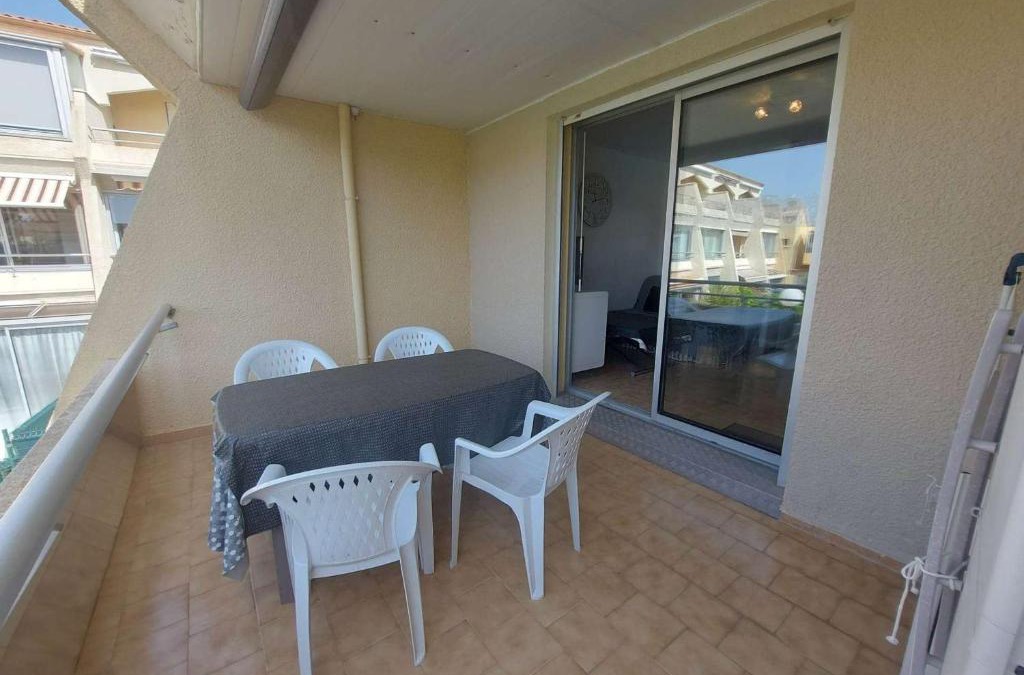 Marseillan Plage Apartment | Appartement T2 avec Terrasse, Piscine et Parking Privé - 4 Pers. - FR-1-326-792