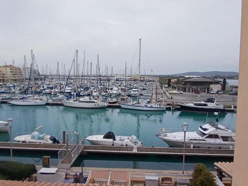 Frontignan Apartment | Appartement T2 Frontignan-Plage, 6 pers, vue port, parking inclus - FR-1-785-17