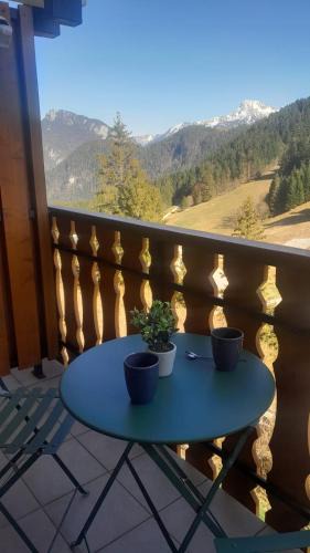 Station de Drouzin le Mont Apartment | Appartement vu sur la montagne