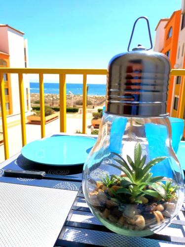 Le Barcares Apartment | appartement vue mer,accès direct plage,fibre,clim,parking public gratuit