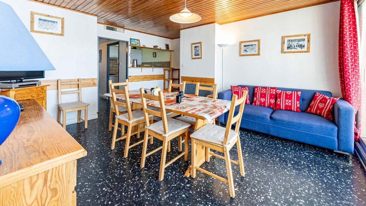 Saint-Francois-Longchamp Apartment | Apt 78m² 3 Bdrms, 8 Pers, Balcony, Ski-in/Ski-out
