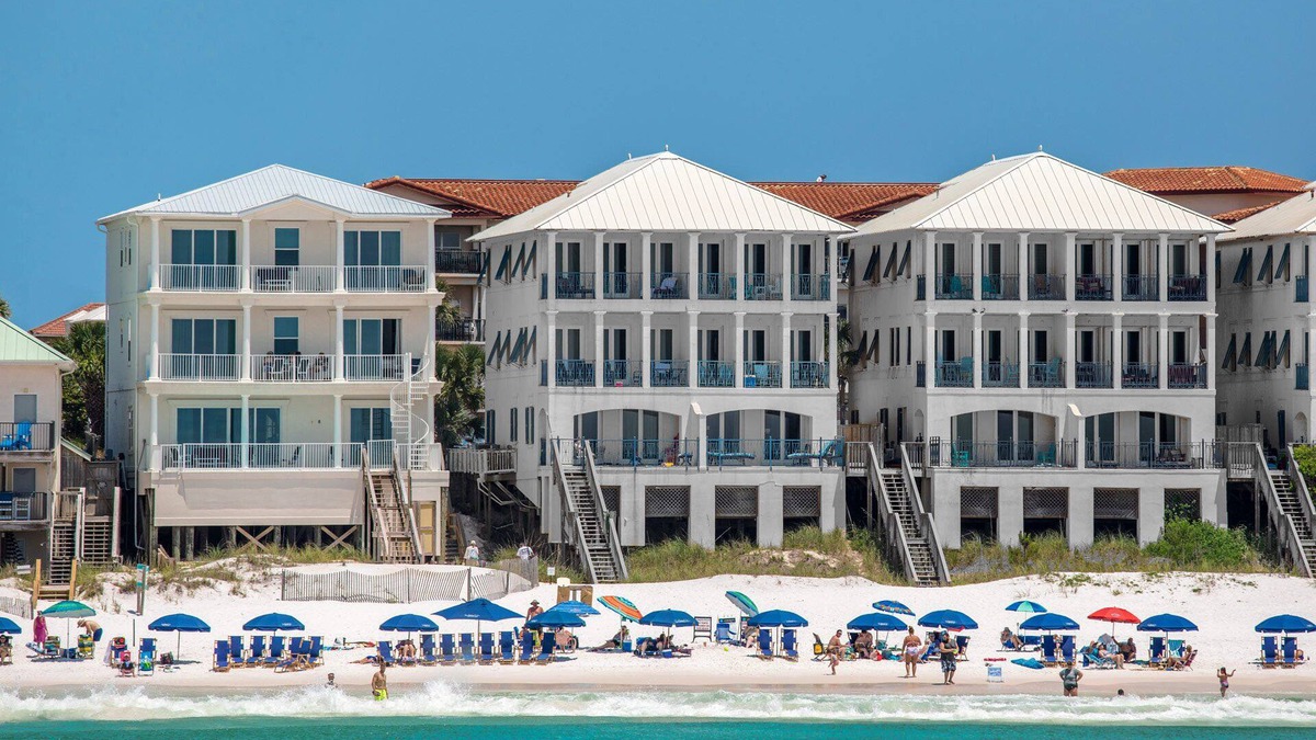 Delos House | Aqua - Gulf Front, Free Beach Service, Heated Private & Community Pool!