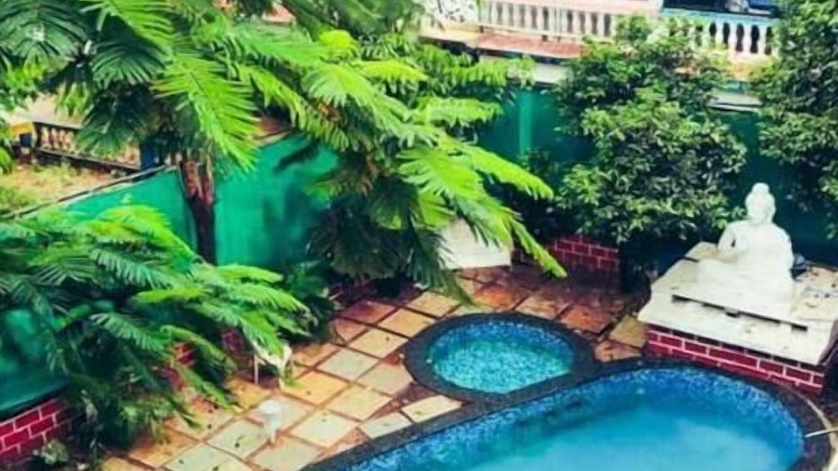 Nagoa Apartment | Aqua: Pvt Apartment w Pool in Arpora Slow Stays