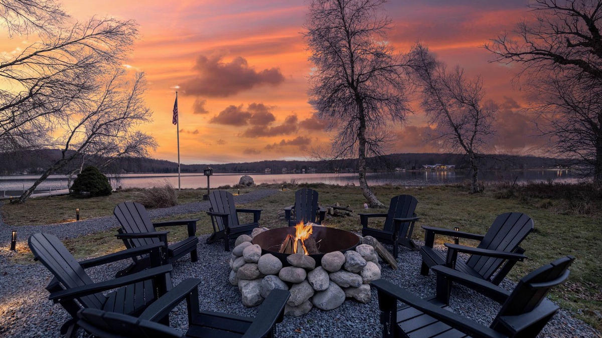 Pocono Lake House | Arrowhead Premier Lakefront w/Sauna, Hot Tub, Firepit, Game Room, Amenities,