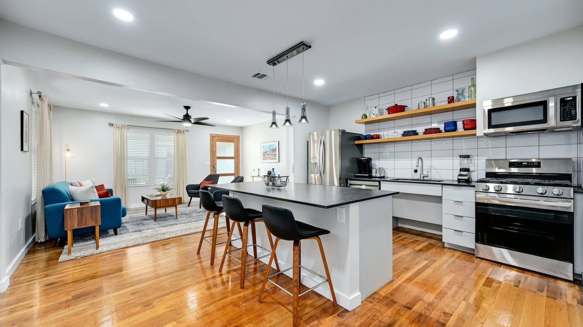 Highland House | Artful Urban Bungalow: Stylish Comfort in North Austin