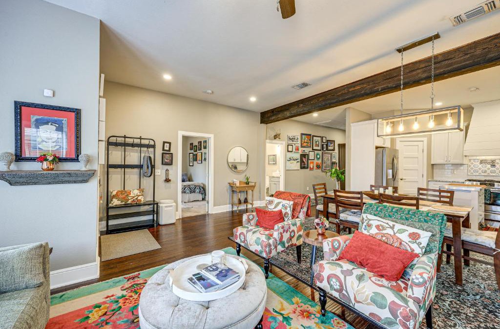 Nevada Street House | Artsy Bungalow with Yard in Dtwn San Antonio
