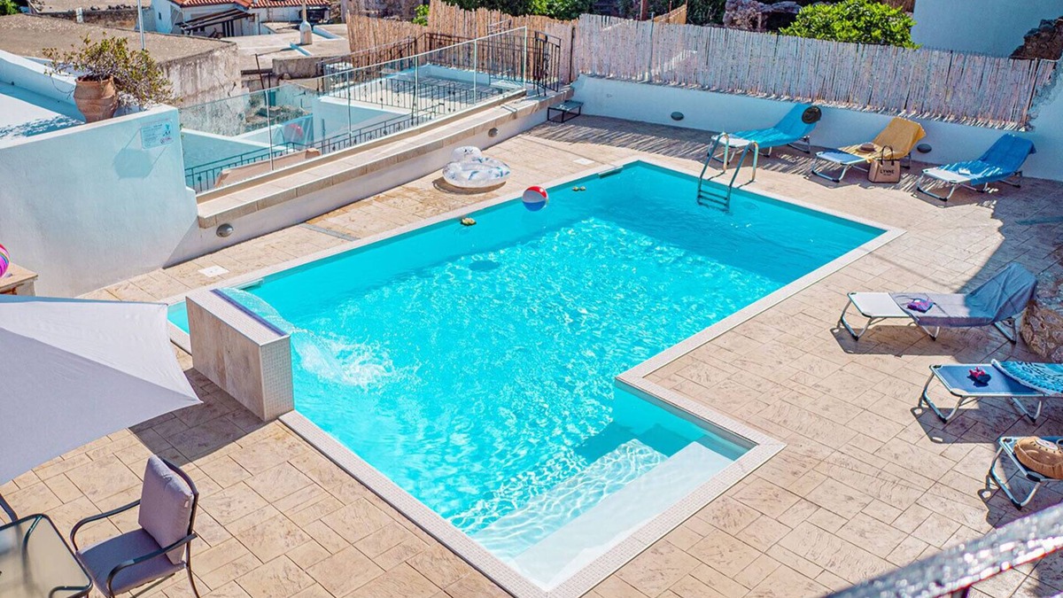 Kouroutai Apartment | Asfentamos Pool apartment