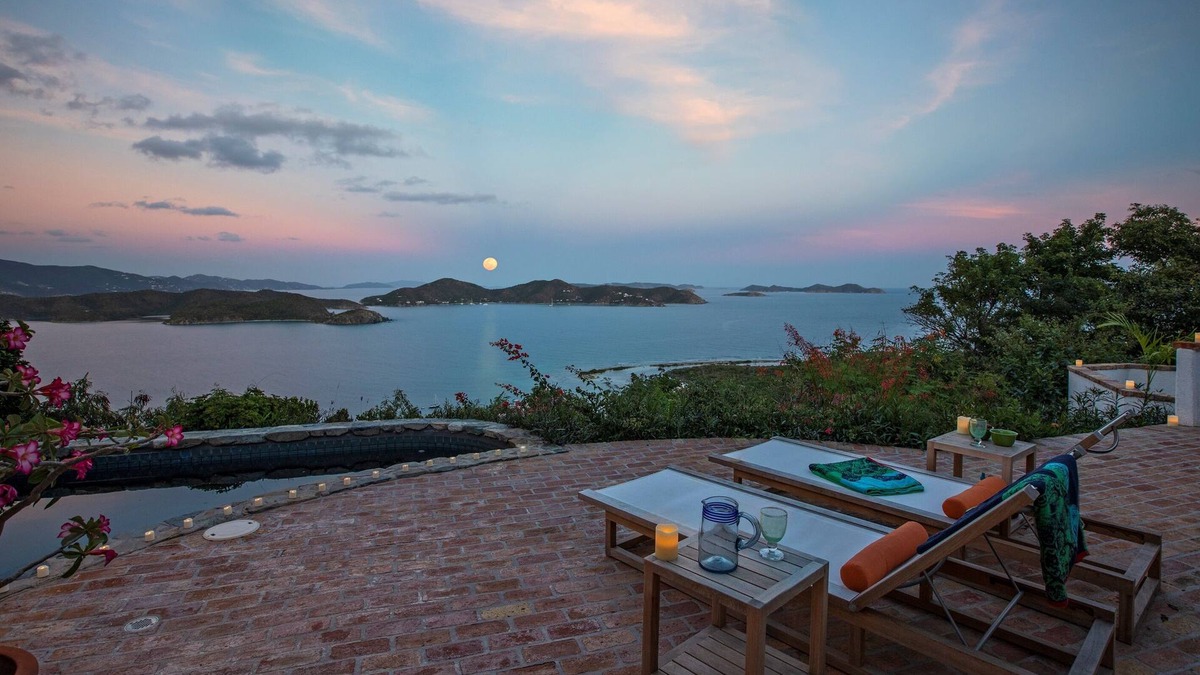 Estate Calabash Boom Villa | ASTRAL VILLA Sunrise, Moonrise & Down Island Views