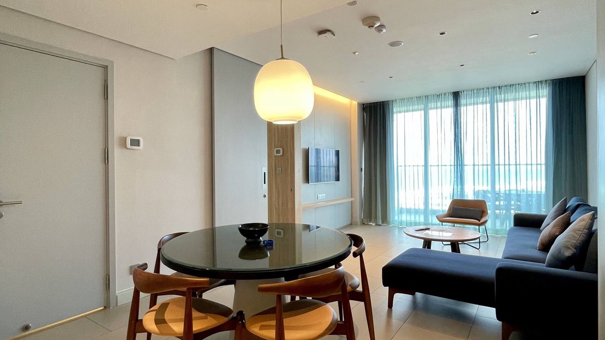 Cam Lam Apartment | at Alma resort: 1 Bed Room, Balcony, Sea View. 1 minute walk from the beach