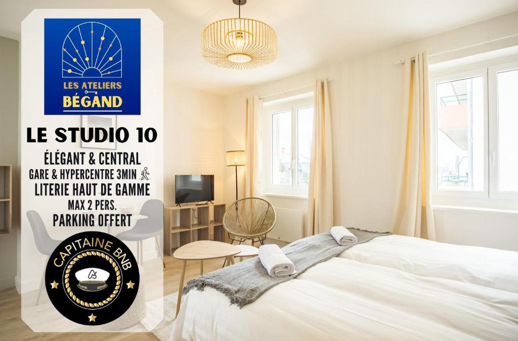 Troyes Apartment | Ateliers Begand Studio 10 - Proximité Gare - Parking offert