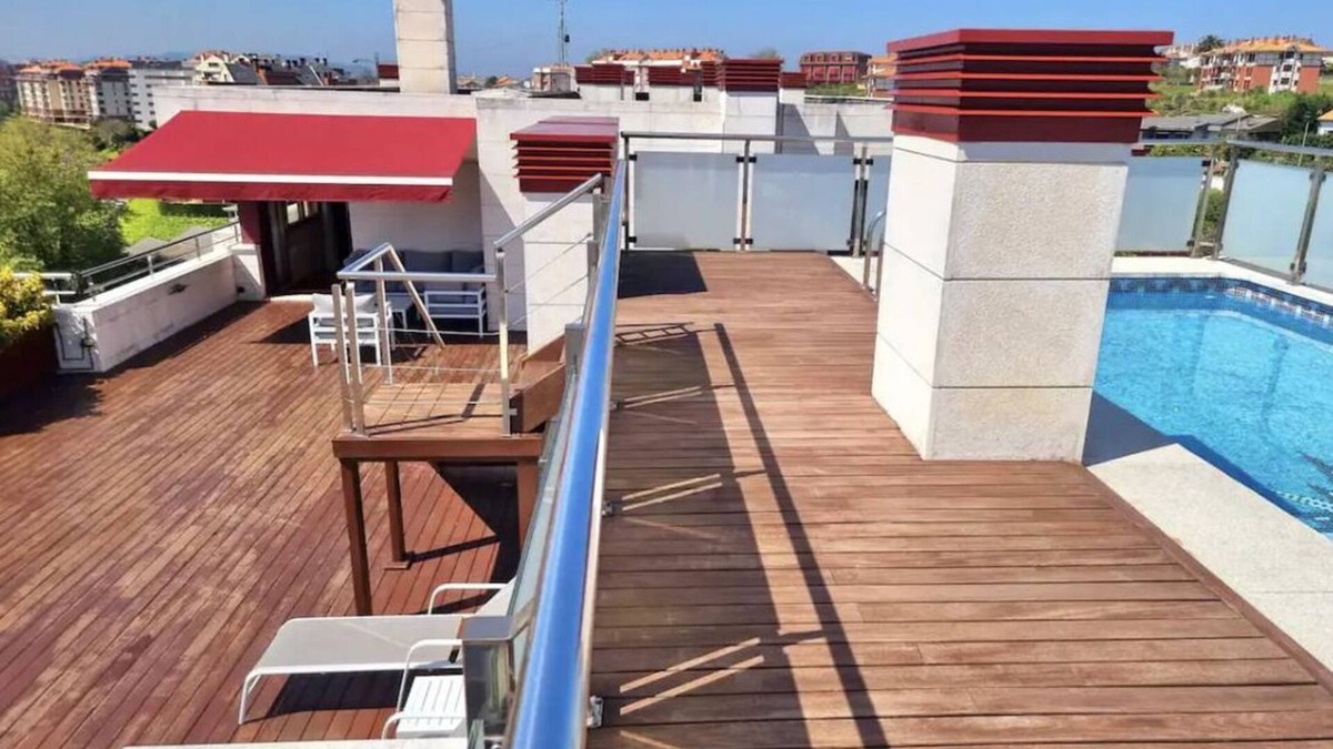 Monte Condo | Atico EN Santander Ciudad CON Piscina Privada EN Gran Terraza Y 2 Garajes