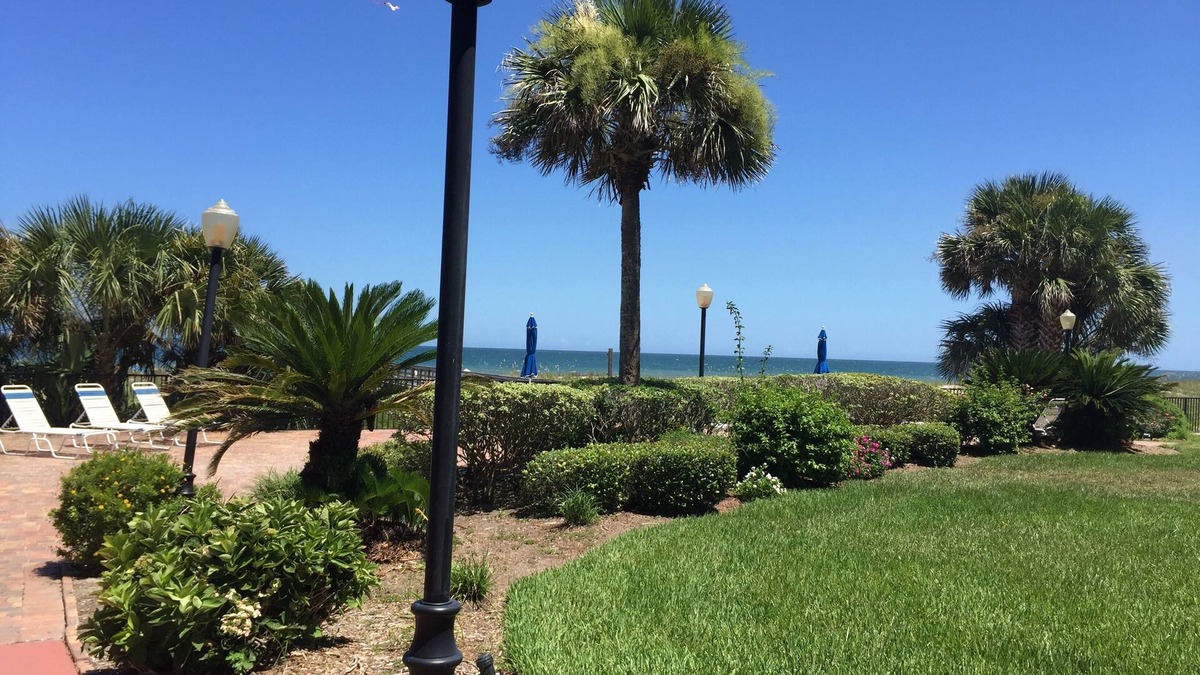 Fernandina Beach Condo | Atlantis on Amelia Oceanfront Condo with Private First Floor Patio