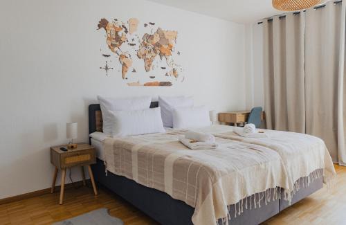 Dinslaken Apartment | ATLAS Apartment Dinslaken, 3 Zimmer, Zentrum, Nähe Bahnhof, Balkon