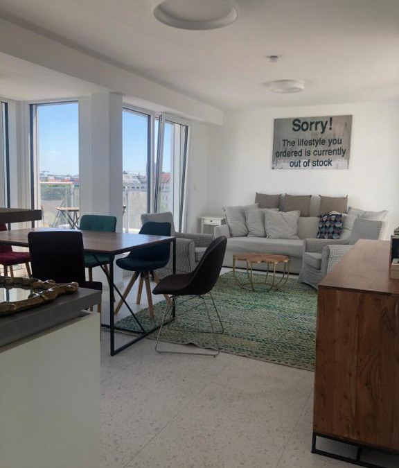 Brigittenau Apartment | Augartenblick Penthauscombo 14/15/16 - Blick zum Riesenrad