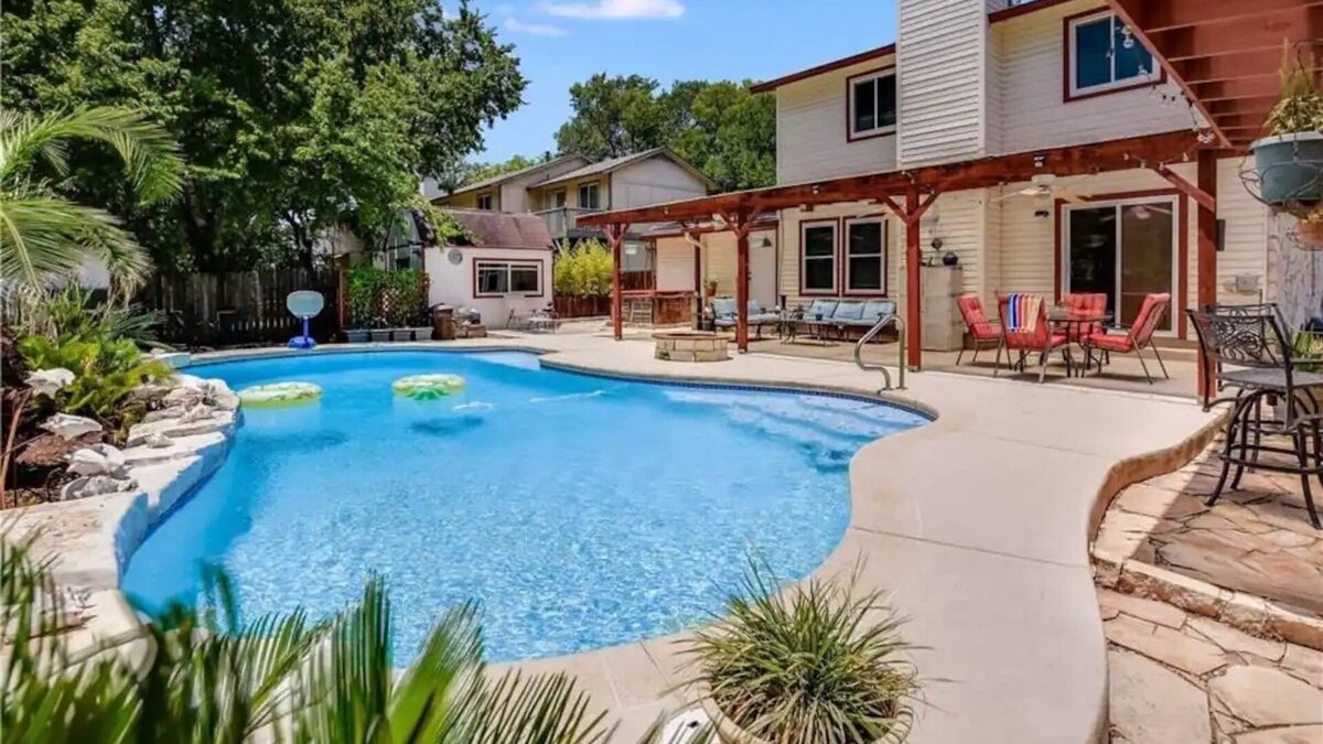 Anderson Mill House | Austin Oasis w/ Pool, Patio, Firepit