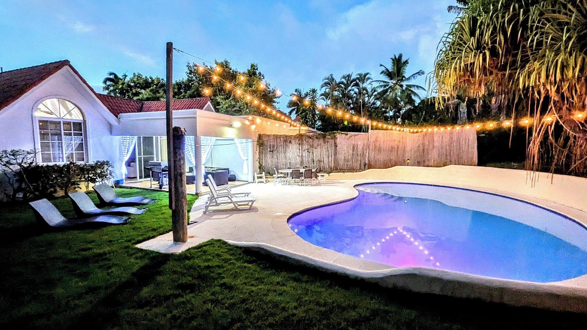 Sosua Villa | Authentic Tropical Villa w/XXL Pool in Casa Linda