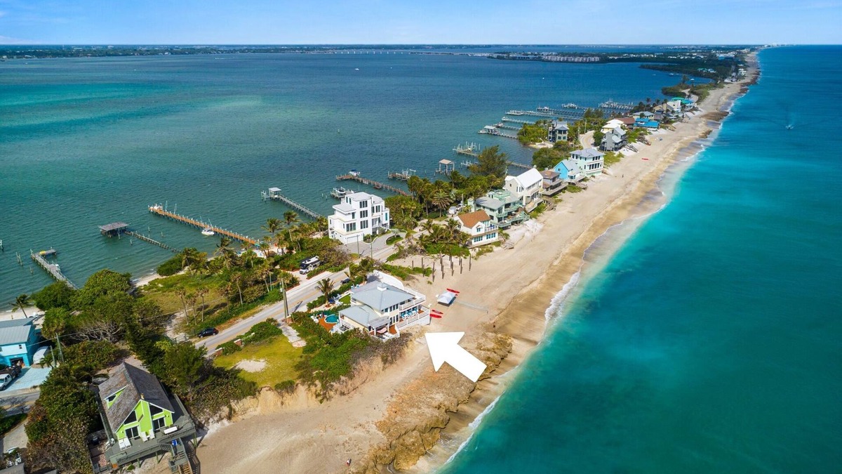 Stuart House | Avalon: 8BR/5BA Ocean-to-River Palace; Heated pool, hot tub, private dock, more!