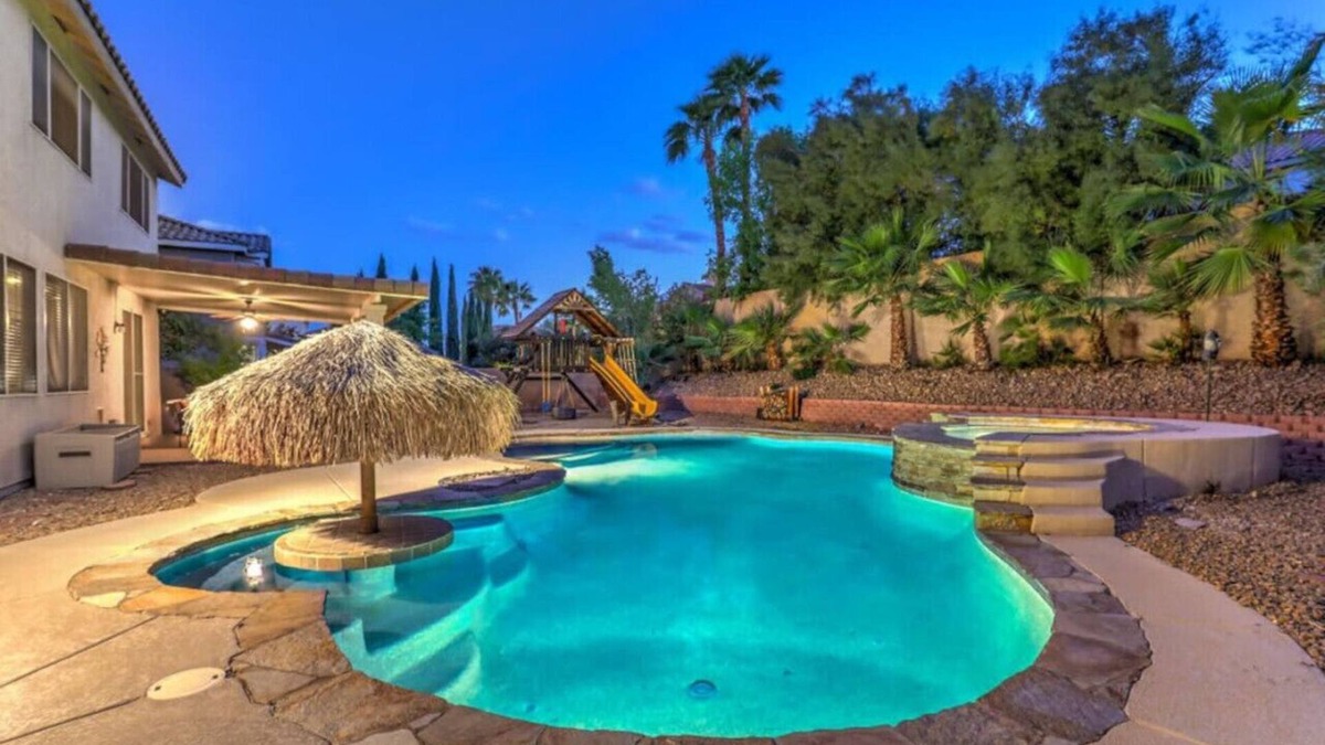 Spring Valley House | Azure Bay | Pool Retreat West of the Vegas Strip
