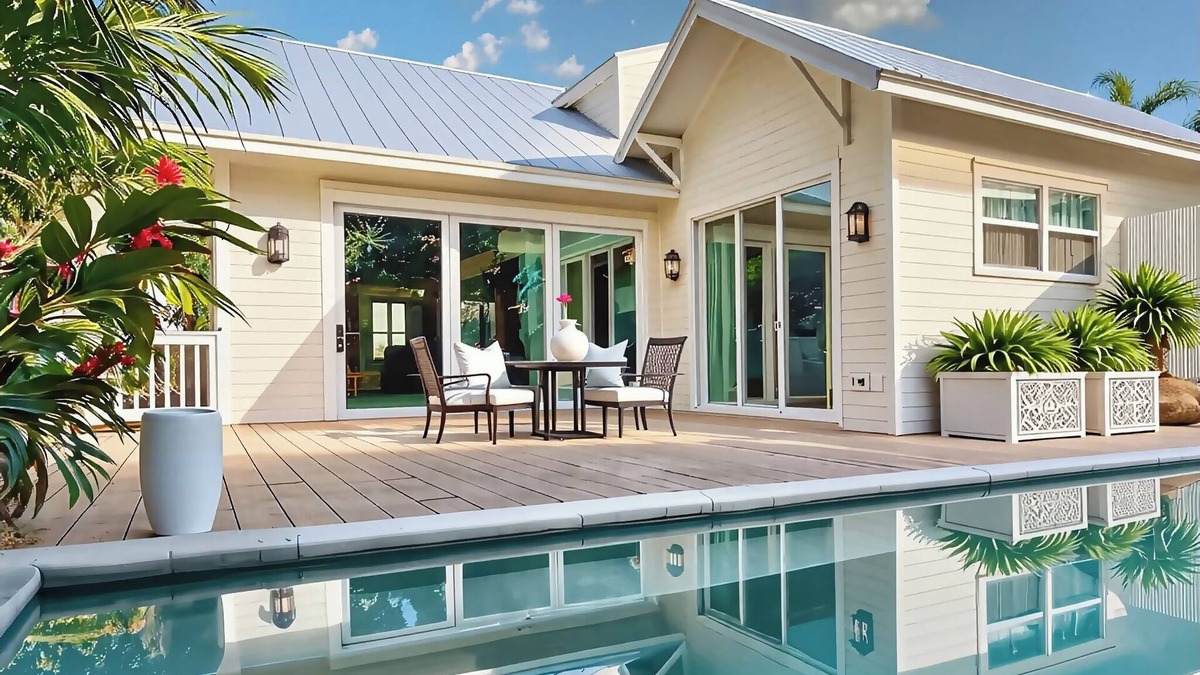 White Street Gallery District Villa | AZURE KEY WEST - Stunning New Home with Heated Pool - 4 Bedrooms Available