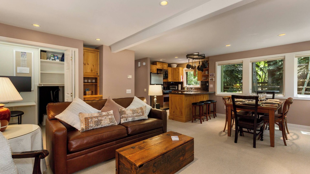Warm Springs Condo | Baldy Basecamp at Sun Valley - walk to ski, 3 hot tubs, swimming pool in summer