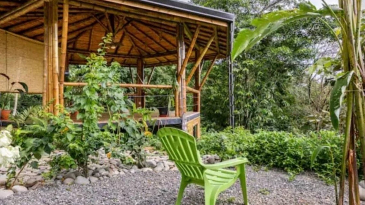 Ballena Cabin | Bamboo Ecolodge w/Waterfall and Ocean View Yoga Deck at Yogachal Vista Mar!