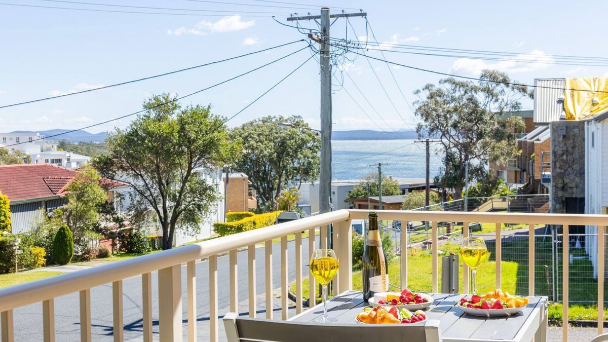 Shoal Bay Apartment | Bay Getaway, 1, 65 Ronald Ave - recently renovated unit water views