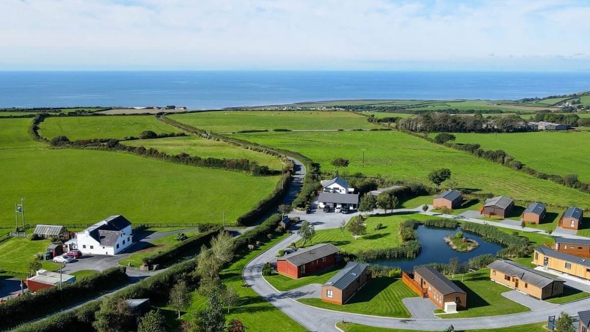 Llansantffraed Ski Chalet | Bay view lodge offers just that, breathtaking views of Ceredigion Bay.