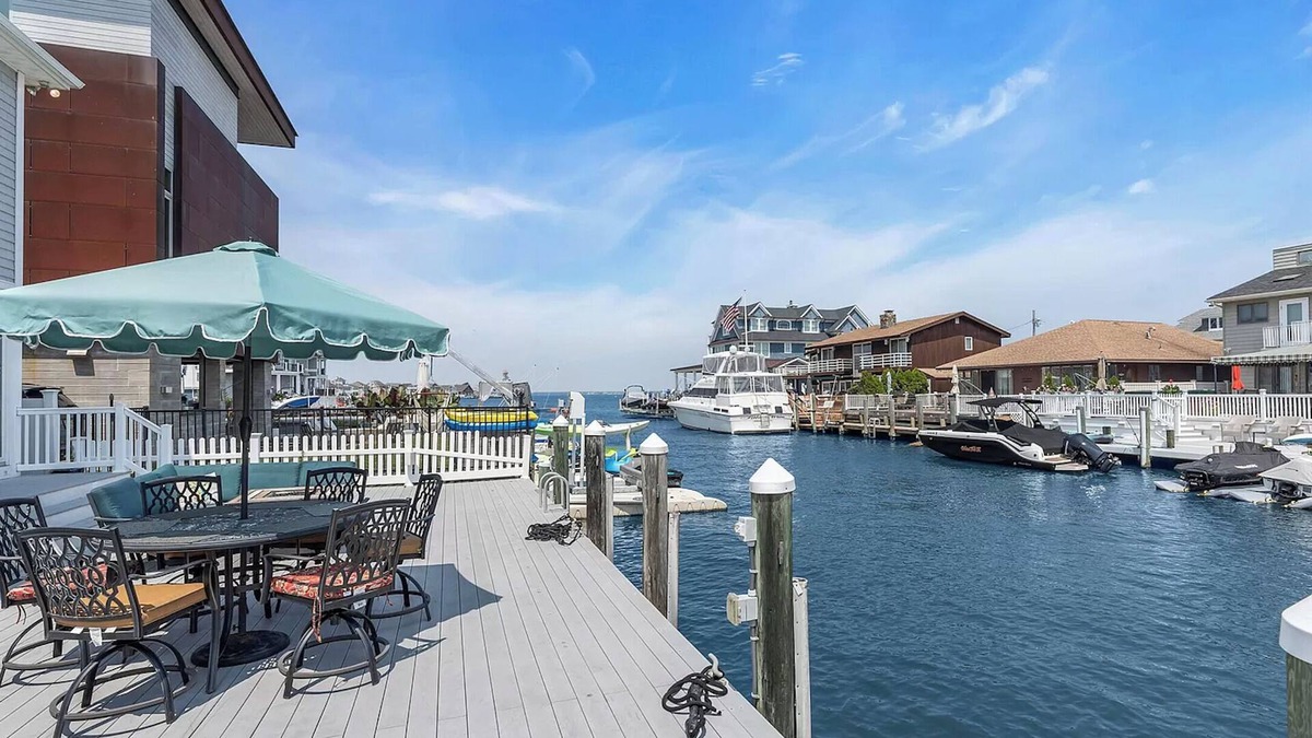 Normandy Beach House | Bayfront Luxury Home with Hot Tub, Sleeps 16+