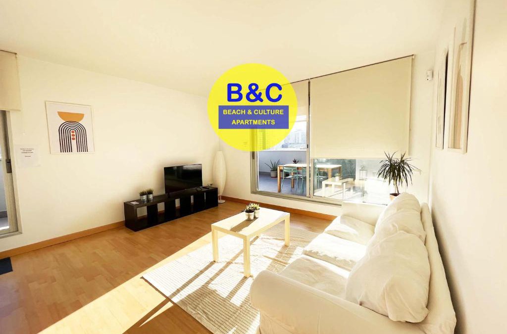 Sant Adria de Besos Apartment | Beach & Culture Barcelona Port Forum Penthouse Apartment