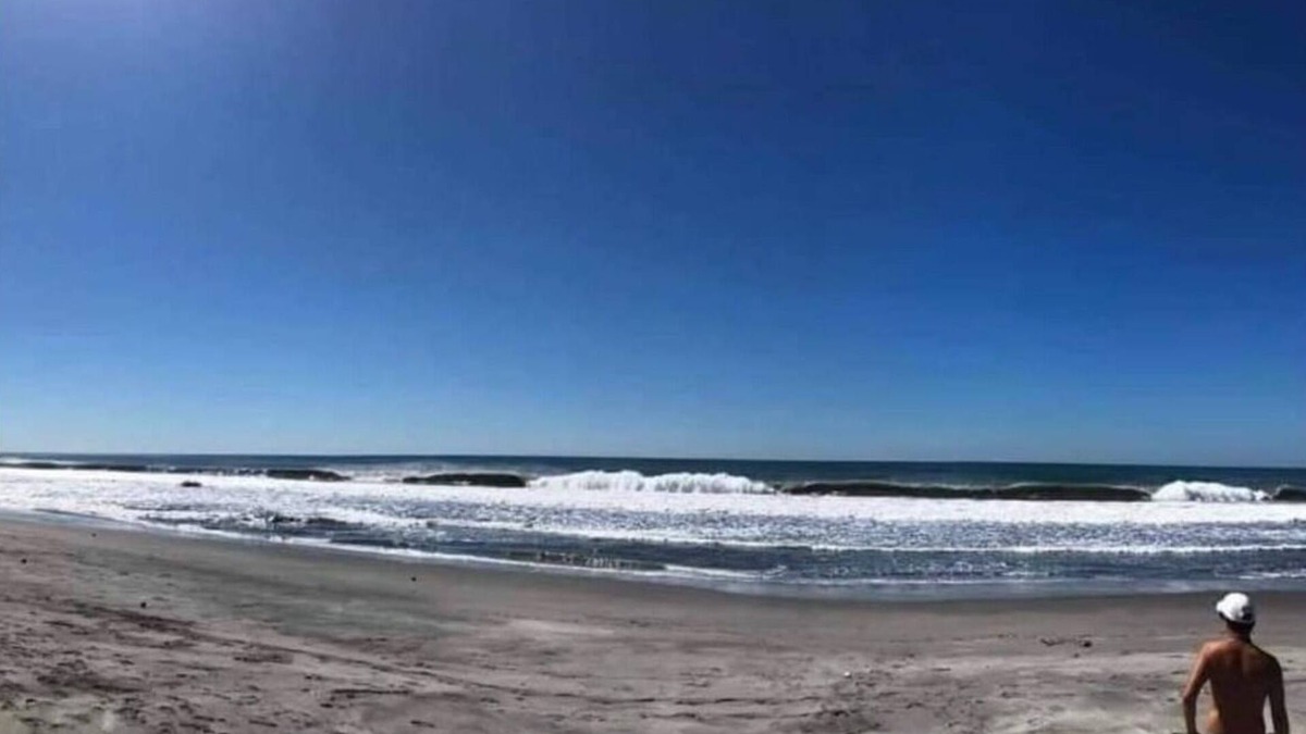 Playa El Pimental House | Beach from house, 3 rooms with air conditioners, 43 coconut trees, 7 hammocks