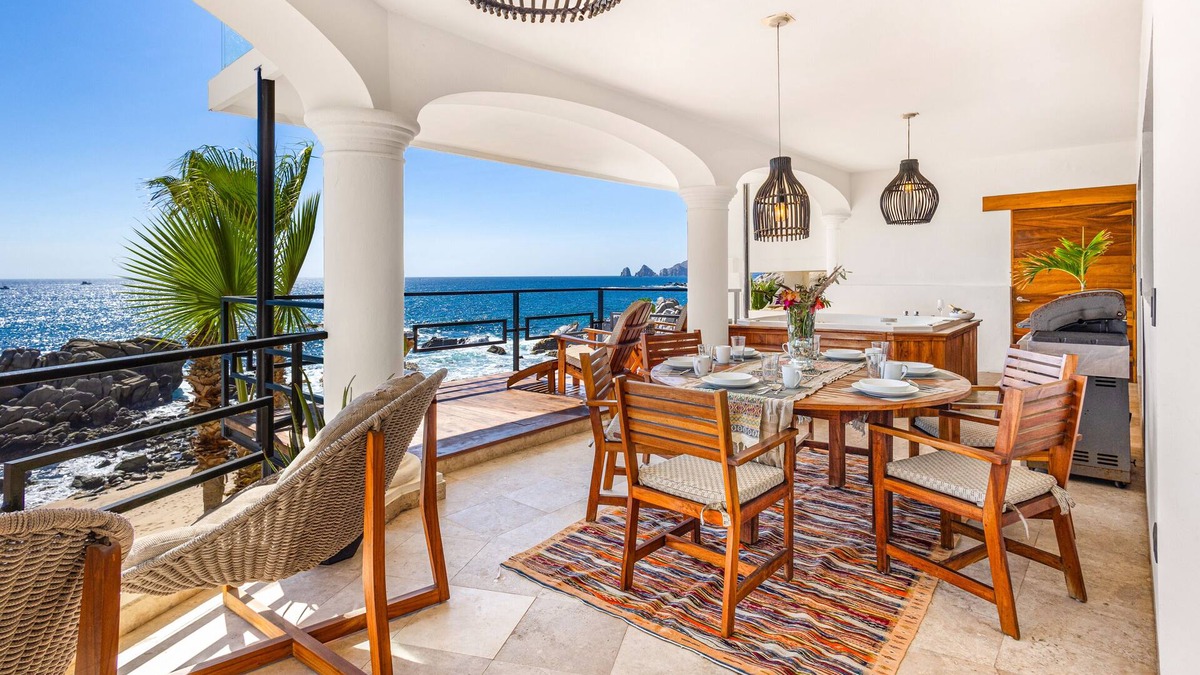Cabo San Lucas House | BEACH FRONT Elegance at Casa Bruma: Cabo's Escape with Jacuzzi