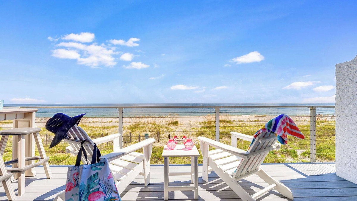 St. George Island Villa | Beach front, Swimming Pool, Amazing Gulf Views!