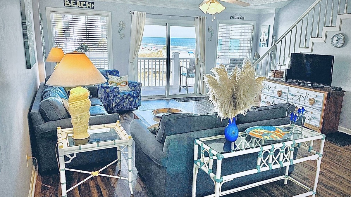 Garden City House | Beach Property - Private Townhome w/Balconies, 3 Bedrm 2 1/2 Bath, 2 Car Garage