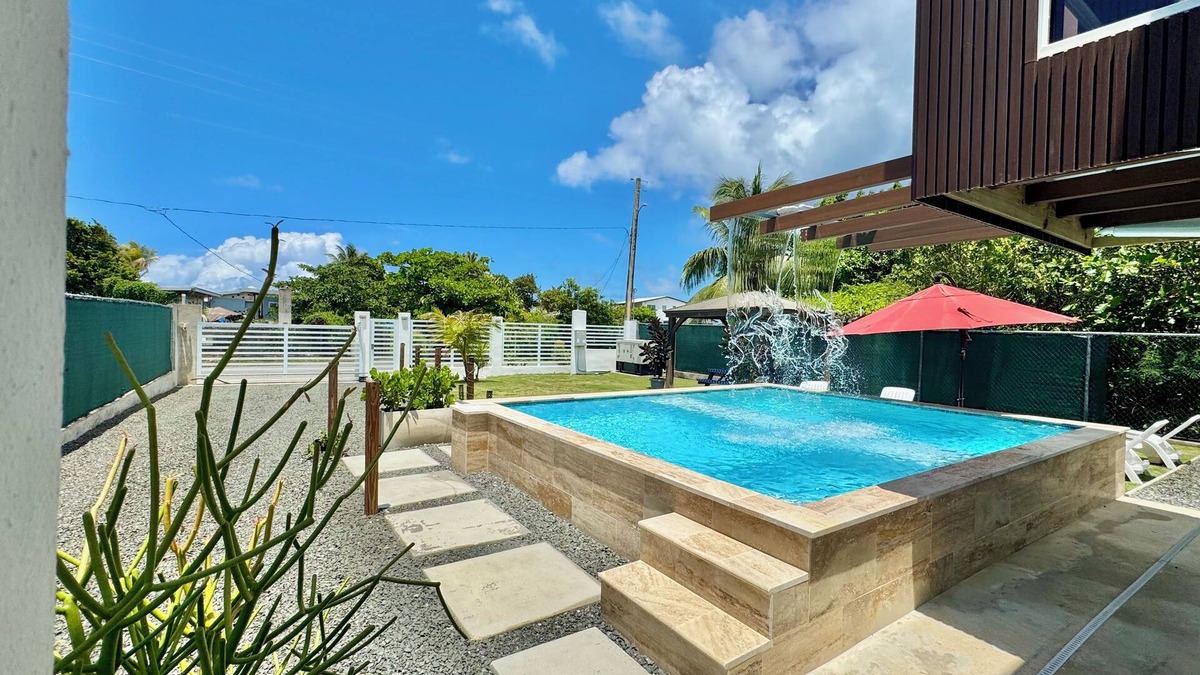 Zarzal House | Beach Vibes: POOL w. Waterfall, Beach by El Yunque