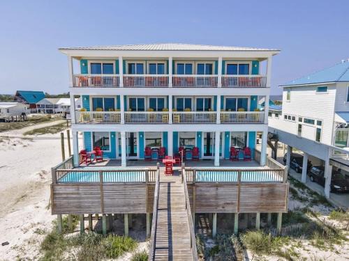 Fort Morgan House | BeachFront 18Bed Pool EasyBreezy
