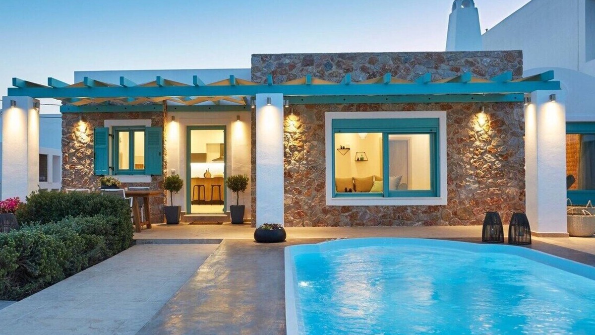 Monolithos Villa | Beachfront 3BR Villa with Private Pool