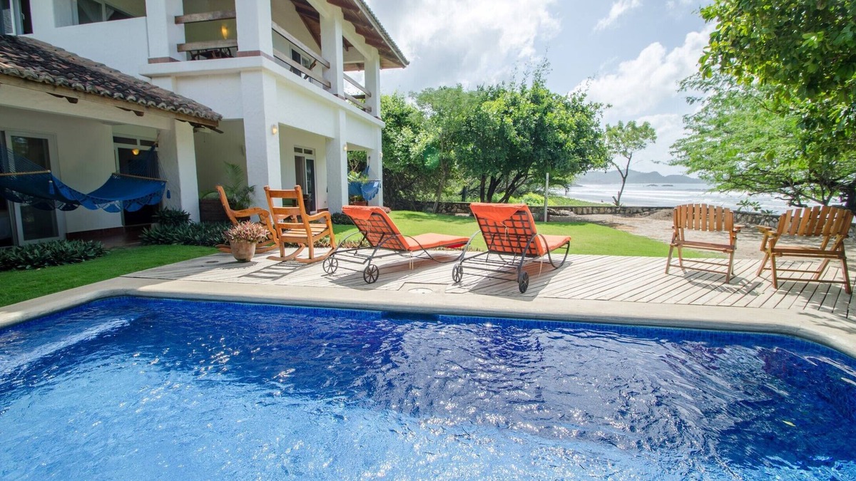 Playa Colorado Villa | Beachfront 4BR/4.5BA With Pool Right On Colorados Surf Break!
