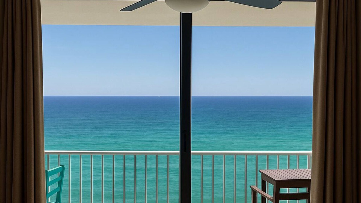 Panama City Beach Condo | Beachfront condo on 17th floor at Tidewater Resort