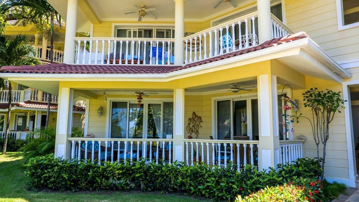 Playa Chiquita Apartment | Beachfront condo in downtown Sosua, guest-friendly, sea views