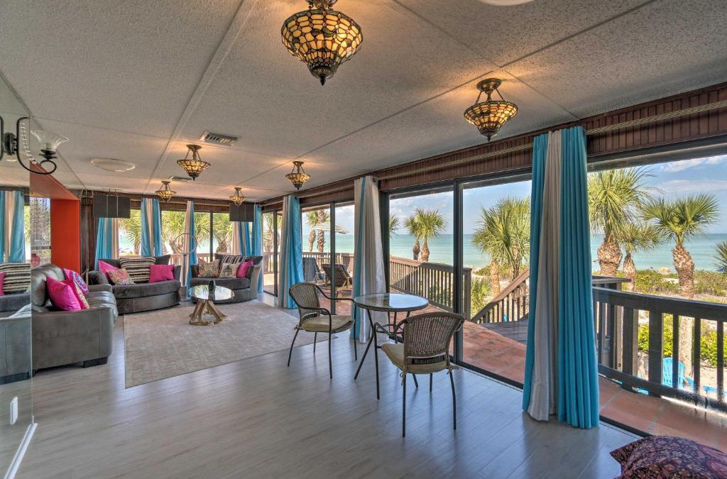 Englewood House | Beachfront Home on Gulf of Mexico with Indoor Pool