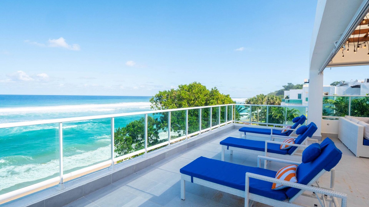 Sosua Condo | Beachfront Luxury Penthouse 2 Levels 4BR/3BA Pools + Ocean Views