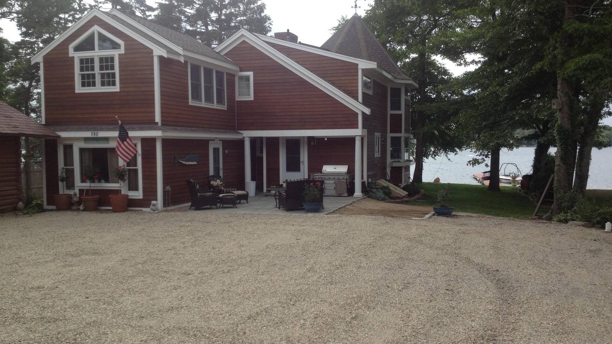 Mashpee House | Beachfront On John's Pond, Indoor HEATED Pool, and Dock!