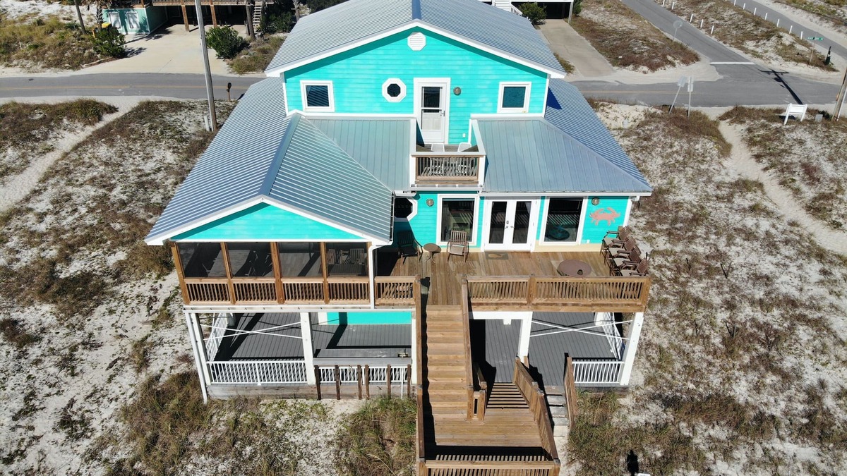 Surf Side Shores House | Beachfront, Pet Friendly w/Amazing views