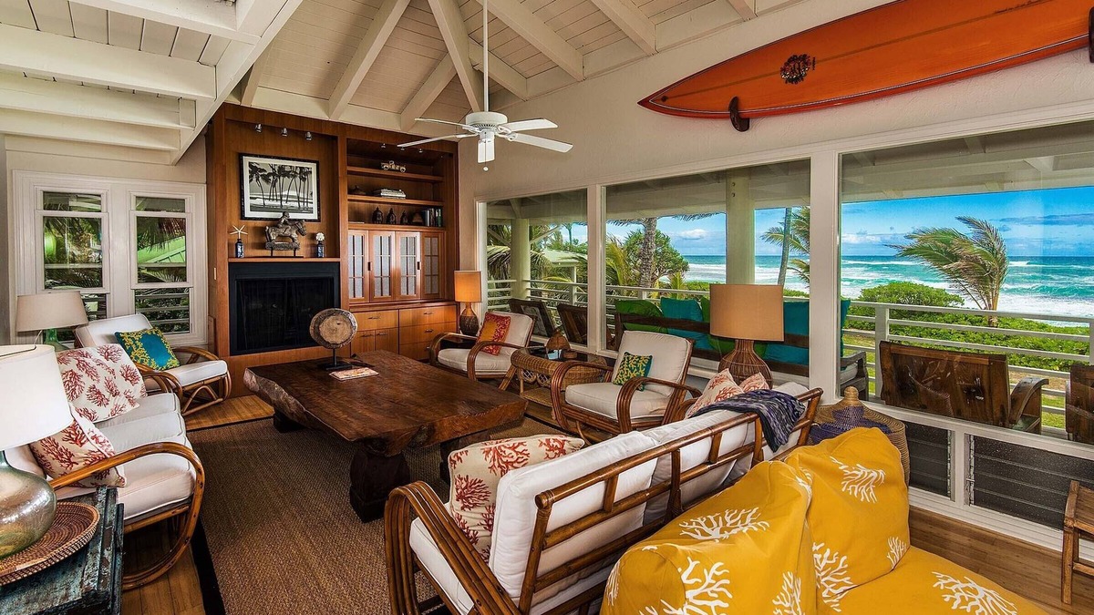 Hanalei House | Beachfront Tropical Dream House! TVNC#4299