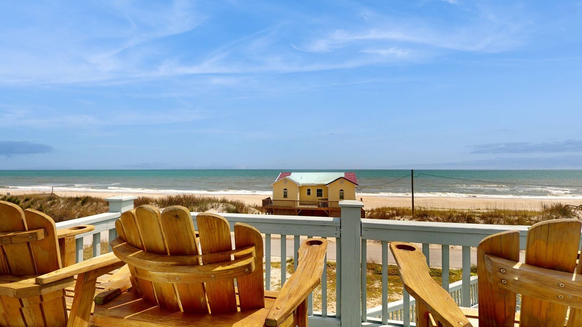North Topsail Beach House | Beachfront dog-friendly home with beach access & views, and private hot tub