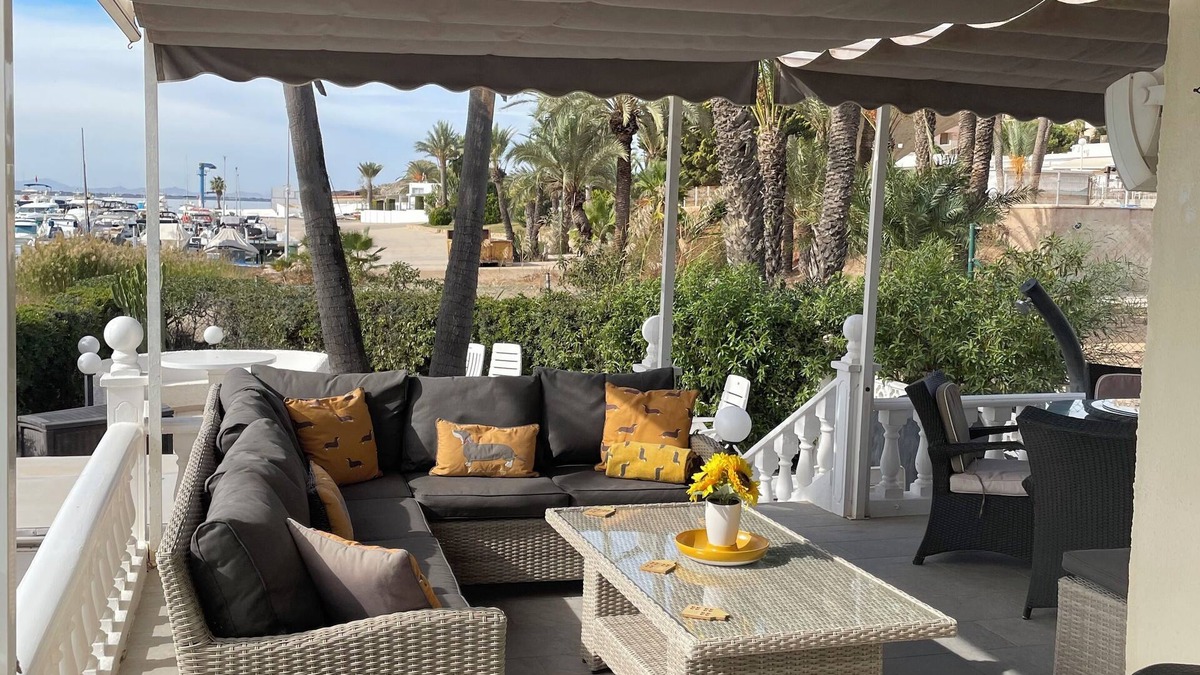 Diputacion de Rincon de San Gines Villa | Beachfront Villa in La Manga Mar Menor. 2/3 Bedrooms, 2 Bathrooms.