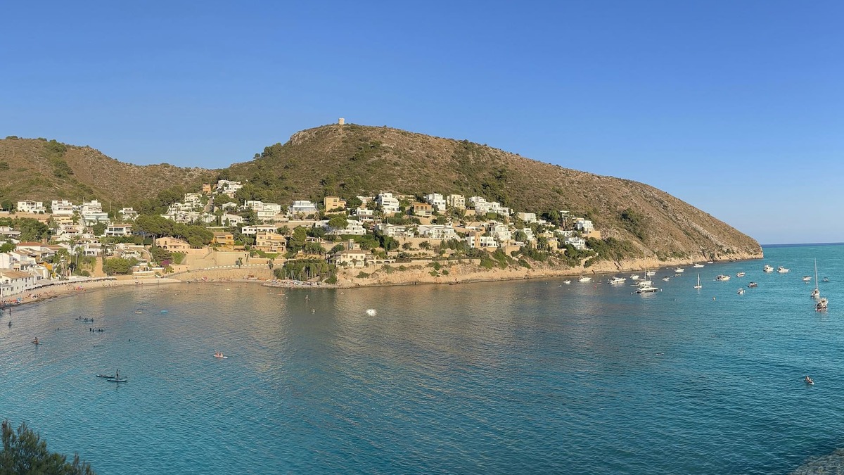 Arnella Villa | Beachfront villa with views of El Portet Bay