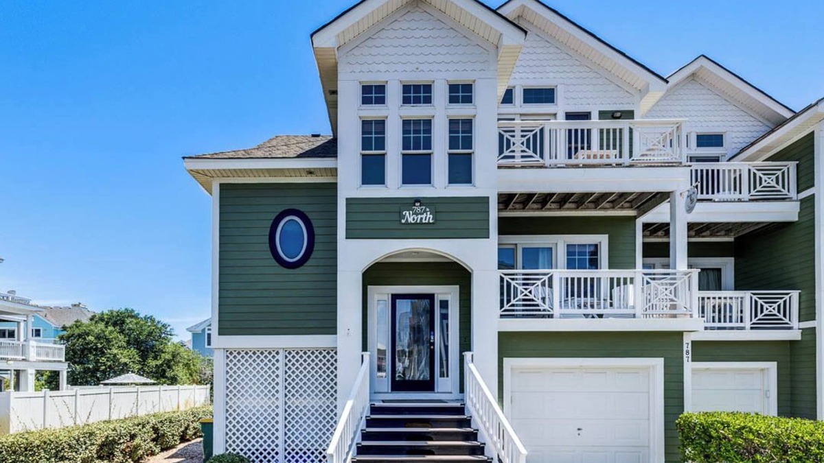 Buck Island House | Beachin Fun (North Unit) | 1665 ft to the beach | Hot Tub, Dog Friendly, and Community Pool